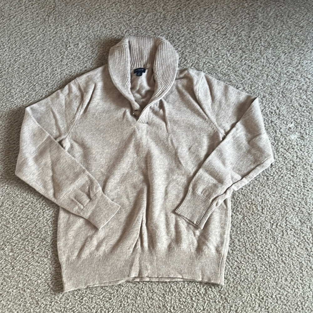 J crew tan sweater